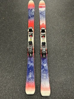 Used K2 OOO LA LUV 85TI Womens DH Ski/Binding Navy Blue 156 cm