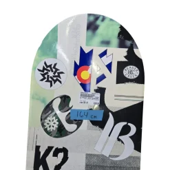 Used K2 RAYGUN 164CM SNOWBOARD Mens Snowboard Only Green 164 cm
