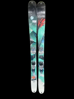 Used K2 REMEDY 102 Womens DH Ski/Binding Royal Blue 156 cm