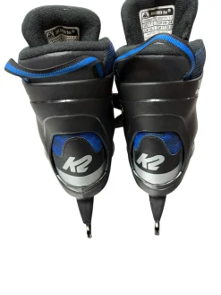 Used K2 RINK RAVEN BOA Junior Speed Skate Black Adjustable