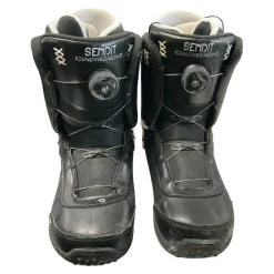 Used K2 SENDIT BOA Womens Snowboard Boots Black Senior 8