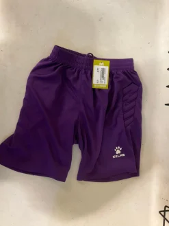 Used KELME GOALKEEPER SHORTS Goalie Bottom Adt Purple XS