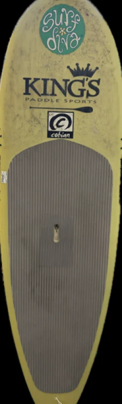 Used KINGS CUSTOM SUP Board Green 8Ft
