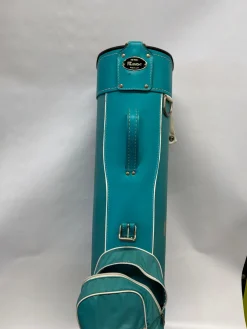 Used Knight BLUE LEATHER BAG Womens Cart Bag Royal Blue