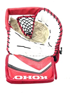 Used Koho 590L Senior Goalie Catcher Red