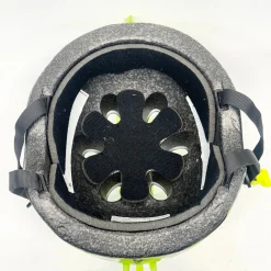 Used KRASH Skateboard Helmet Neon Green MD