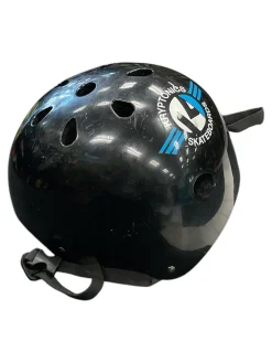 Used Kryptonics Skateboard Helmet Black S/M