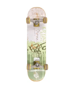 Used KRYPTONICS SKATEBOARD COMPLETE Complete Skateboard Green 7 1/2