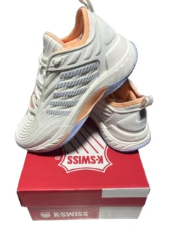 Used KSWISS HYPERCOURT SUPREME 2 VB Shoes Adult White And Purple Senior 8