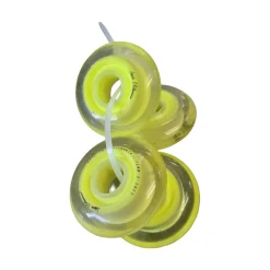 Used LABEDA MILLENIUM 72MM WHEEL Street Hockey Accessories Optic Yellow Senior