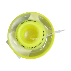 Used LABEDA MILLENNIUM WHEELS 68MM Street Hockey Accessories Yellow Senior