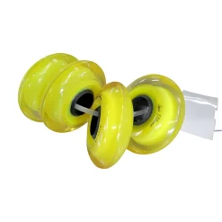 Used LABEDA MILLENNIUM YELLOW WHEELS 72MM Street Hockey Accessories Yellow Senior