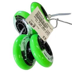 Used LABEDA SHOOTER 76MM WHEEL Street Hockey Accessories Neon Green Senior
