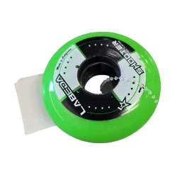 Used LABEDA SHOOTER 68MM WHEEL Street Hockey Accessories Neon Green Senior