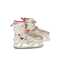 Used Lake Placid ADJ 2-6 LAKE PLACID Girls Softboot Skate White Adjustable