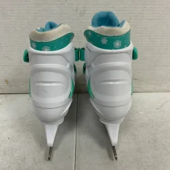 Used Lake Placid ADJUSTABLE 11-1 Girls Figure Skate White Adjustable