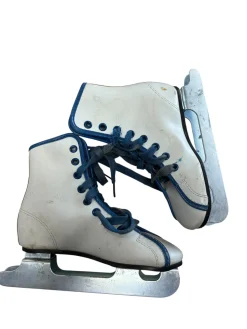 Used Lake Placid DOUBLE RUNNER Double Runner Skate White Youth 10.0