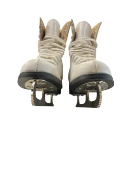 Used Lake Placid FIGURE SKATE SZ 6 WomensFigure Skate White Senior 6
