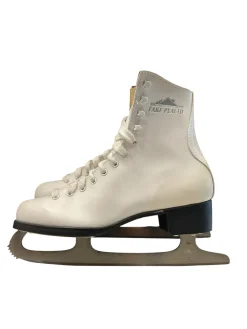Used Lake Placid FIGURE SKATE SZ 6 WomensFigure Skate White Senior 6