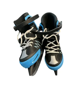 Used Lake Placid LAKE PLACID ADJ. 2-6 Boys Softboot Skate Royal Blue Adjustable