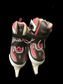 Used Lake Placid SKATES Girls Softboot Skate White Adjustable