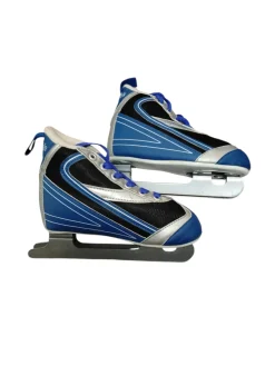 Used Lake Placid STAR GLIDE Double Runner Skate Royal Blue Junior 01