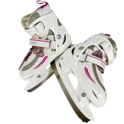 Used Lake Placid SUMMIT Skate White Adjustable Junior 01-04