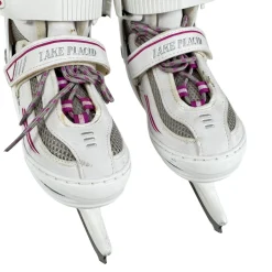 Used Lake Placid SUMMIT Skate White Adjustable Junior 01-04