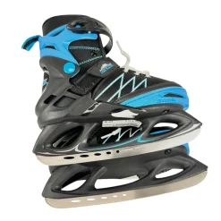 Used Lake Placid Youth Ice Skate Black Adjustable Youth 11-2