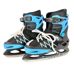 Used Lake Placid Youth Ice Skate Black Adjustable Youth 11-2