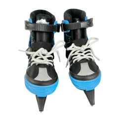 Used Lake Placid Youth Ice Skate Black Adjustable Youth 11-2