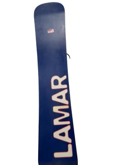 Used Lamar ELECTRIC 163 cm Snowboard w/ Liquid Bindings