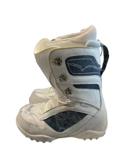 Used Lamar SB BOOT WMNS SZ 9 Womens Snowboard Boots Navy And White Senior 9