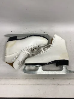 Used Lange FIGURE LIBRA WomensFigure Skate White Senior 7