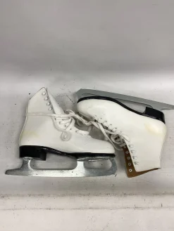 Used Lange FIGURE LIBRA WomensFigure Skate White Senior 7