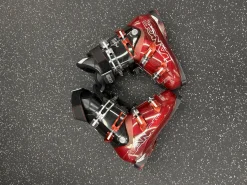 Used Lange FLUID 12 Mens DH Ski Boot Red 275 MP - M09.5 - W10.5