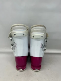 Used Lange STARLET 60 Girls DH Ski Boot Purple 205 MP - J01