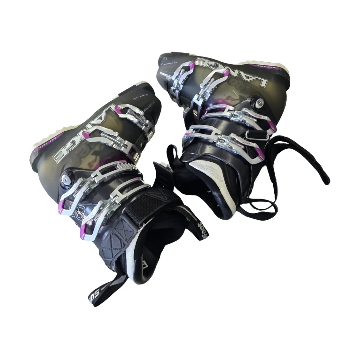 Used Lange SX80 SIZE 22-23.5 SKI BOOTS Girls DH Ski Boot None 220 MP - J04 - W05