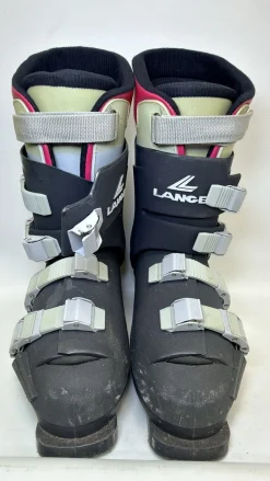 Used Lange XSI Womens DH Ski Boot Pink And Black 260 MP - M08 - W09