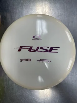Used Latitude 64 GOLD ICE FUSE Disc Golf Mid Range White