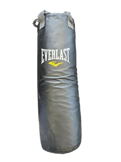 Used 60LB HEAVY BAG Boxing Heavy Bag Black 60 lb