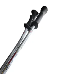 Used LEKI ALU CARBON POLES 48IN Mens DH Ski Pole Grey 120 cm / 48 in
