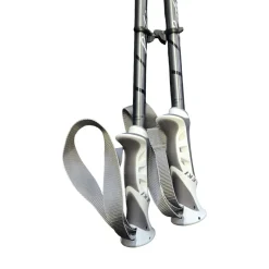 Used LEKI BLISS SKI POLES 115CM/46IN Womens DH Ski Pole Grey 115 cm / 46 in
