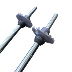 Used LEKI BLISS SKI POLES 115CM/46IN Womens DH Ski Pole Grey 115 cm / 46 in