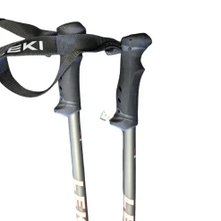 Used LEKI QNTM POLES 120CM/48IN Mens DH Ski Pole Black 120 cm / 48 in
