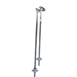 Used LEKI QUANTUM SKI POLES Mens DH Ski Pole Black 115 cm / 46 in