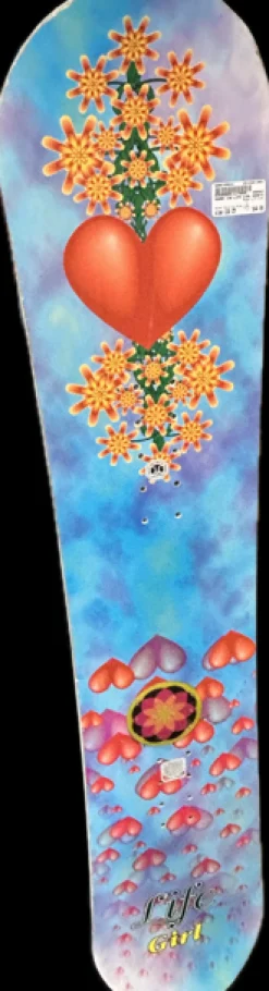 Used LIFE GIRL Girls Snowboard Only Carolina Blue 138 cm