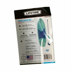 Used Lifetime HOOLIGAN 80 SUP Board Green 8Ft