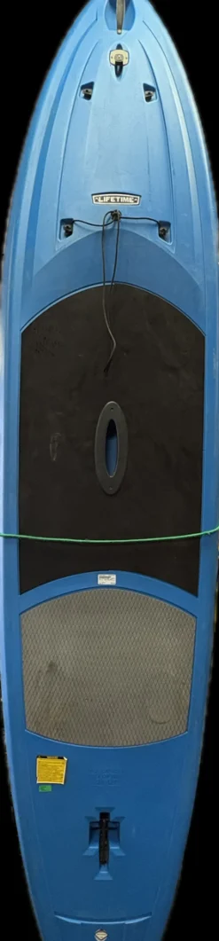 Used Lifetime HORIZON W/PADDLE SUP Board Green 10Ft
