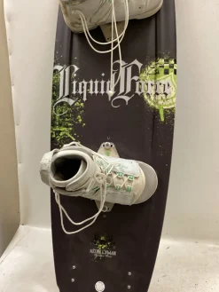 Used Liquid Force LYMAN 135 Wakeboard Black And Neon Green 135 cm
